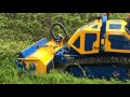 Farol ltd  bomford flailbot remote control flail mower demonstration