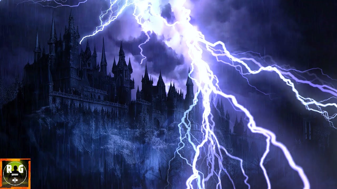 Violent Thunderstorm Sounds with Pouring Rain, Loud Lightning Strikes and Intense Thunder to Sleep