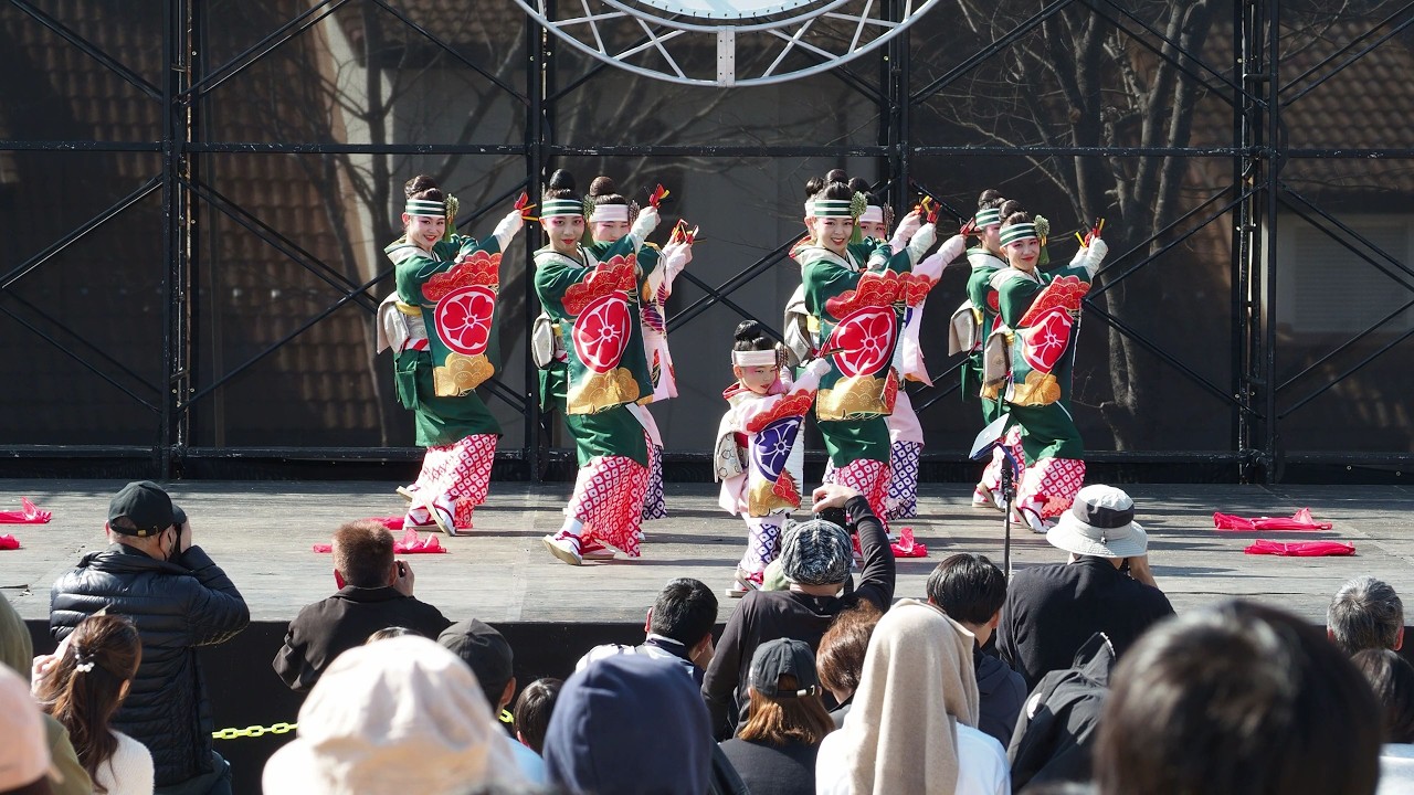 濱長花神楽　あかいわ桃磐祭（モモロックフェスティバル）20260301ドイツの森芝生広場②【4K・マルチアングル】