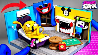 [FNF] Making Friday Night Funkin&#39; Finn Pibby &amp; Jake&#39;s Room | Huggy Wuggy, Cartoon Cat