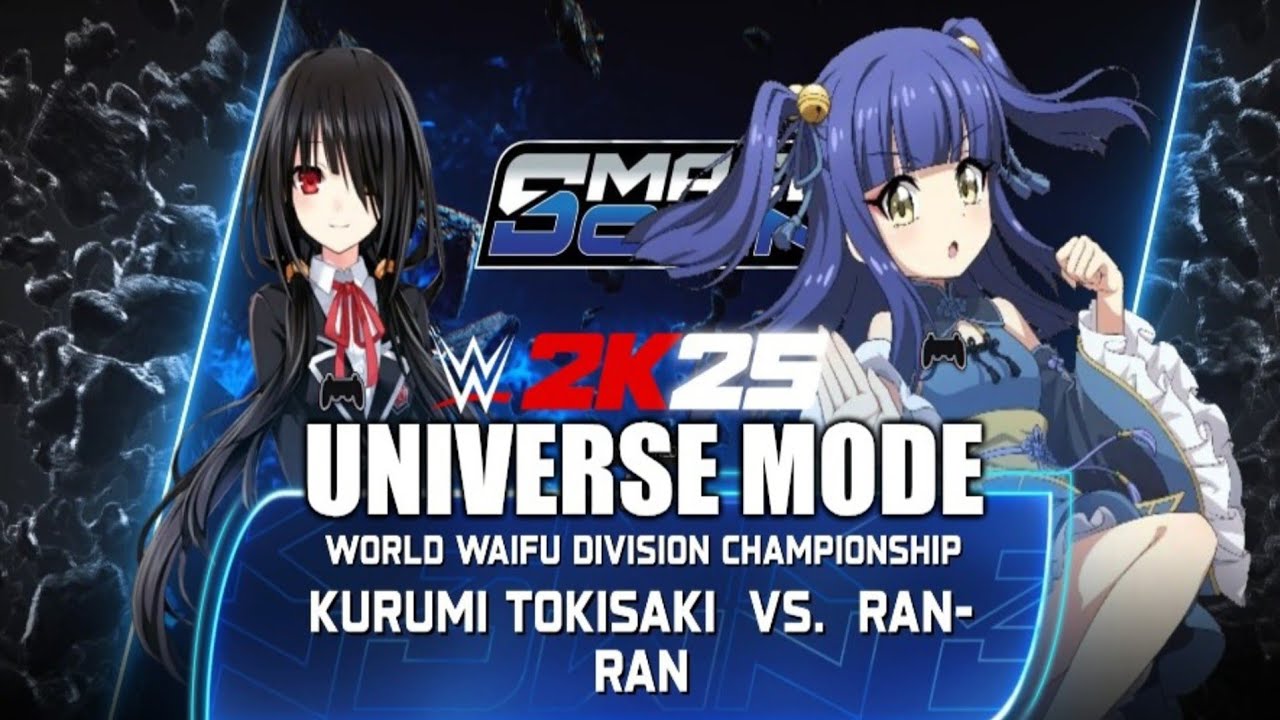 (WWE 2K25) World Waifu Division Universe Mode: Kurumi vs. Ran-Ran