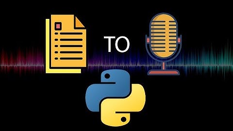تبدیل متن به صدا با پایتون|convert text to speech with python