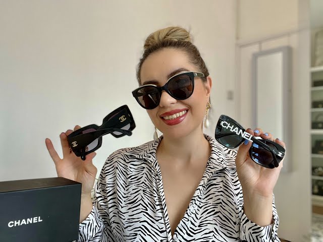 Chanel Sunglasses unboxing & try on 