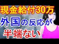 日本の現金給付30万円に外国人が大反響！意見が飛び交い…