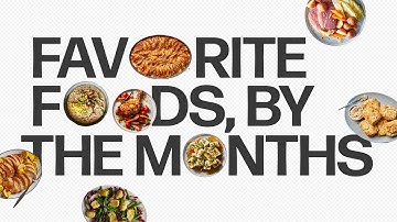 Favorite Foods, by the Months Demo | CMU Design