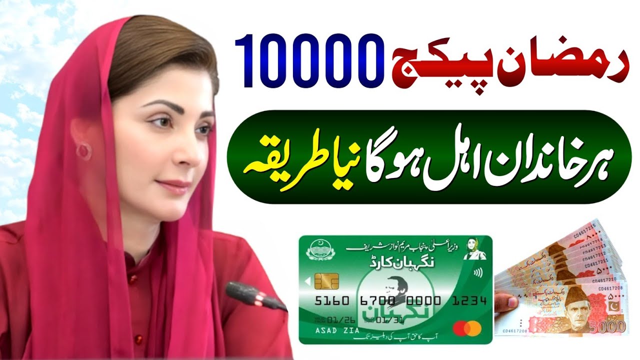 Ramzan Package 2026 | Maryam Nawaz Nigehban 10000 Card Online Registration | Ghar Ghar Survey | PSER