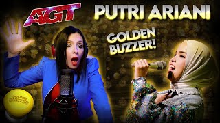 PUTRI ARIANI - Golden Buzzer AGT 2023 | ARGENTINA SINGER - REACTION &amp; ANALYSIS