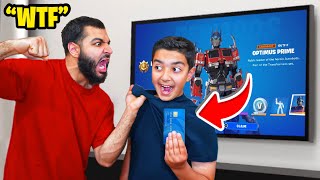 He STOLE Big Brothers CREDIT CARD To Buy The NEW Season 3 Battle Pass.. (FORTNITE!)