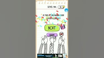 Braintest leve 194||how many circles are there?||tricky puzzle