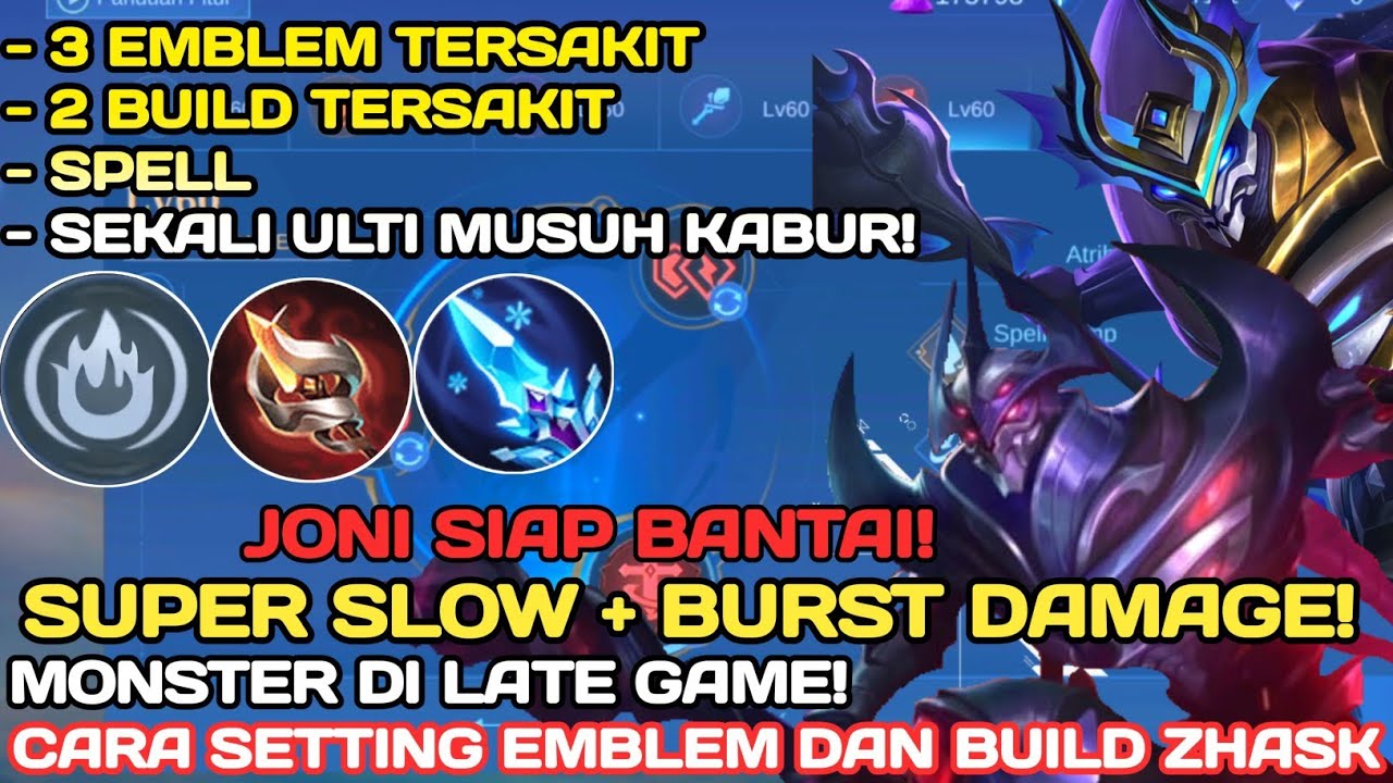 SET BUILD ZHASK TERSAKIT 2024 BUILD DAN EMBLEM ZHASK TERSAKIT 2024