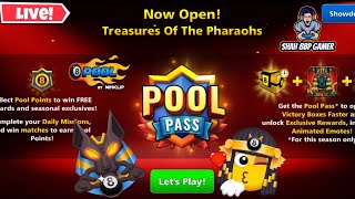 8 BALL POOL LIVE NEW TREASURES OF THE PHARAOHS POOLPASS IS HERE🔥 | BERLIN GAMEPLAY | SHAH GAMER 2.0 screenshot 1