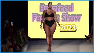 Plus Size Curvy Women's Walking in Swimwear -  Fashion Show 2023