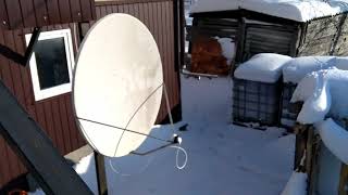 продолжение настройки антенны на спутник qo-100 ( ESHAIL2 )