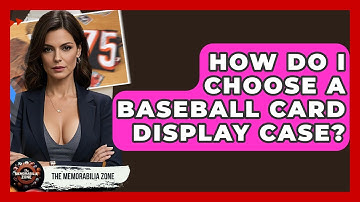 How Do I Choose A Baseball Card Display Case? - The Memorabilia Zone