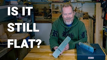 How flat are my hand scraped woodworking planes after a year of use?