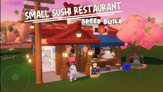 Heartopia -  Bancho’s Sushi Shop Full Tutorial! 🍣✨ |  Speed Build 💯 Glitch Free  screenshot 5