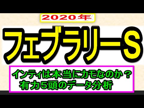 フェブラリーS 【競馬予想】2020