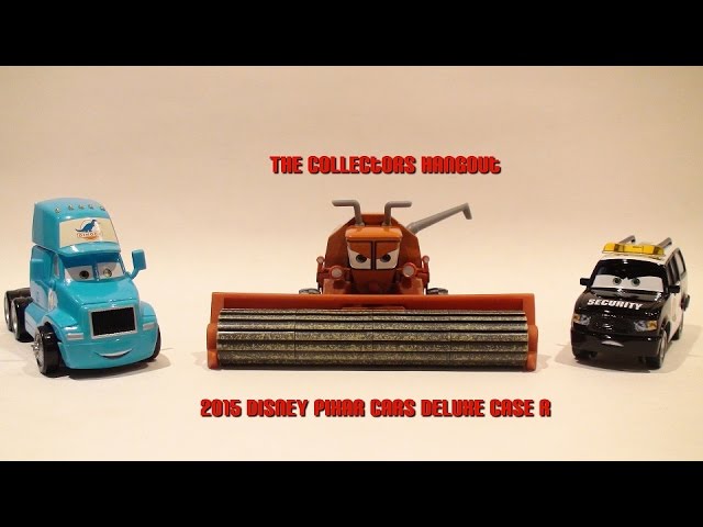 2015 Disney Pixar Cars Deluxe Case R featuring Frank Grey Semi