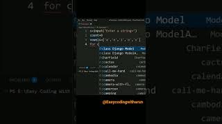 count vowels from string #shortsfeed #shorts #trendingshorts #growth #python #education