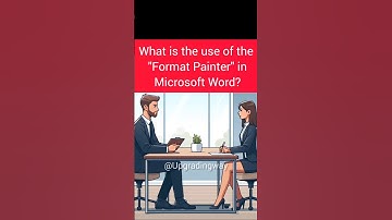 Microsoft Word interview Question and sample answer for freshers #upgradingway #msword #interview
