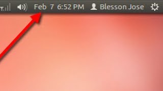 Ubuntu 12.04 - Show Date and Month next to Time in the Clock