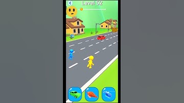 Shape Shifting 🏍️🚕🚉🔥 Level 52 #shapeshifting #shortvideo