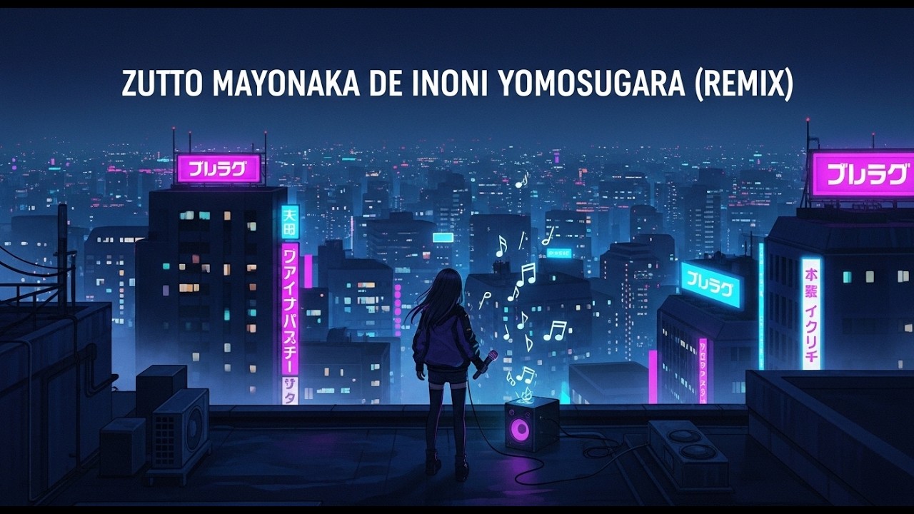 COVER]ずっと真夜中でいいのに / よもすがら(Remix) [Instrumental