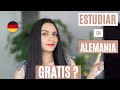 ESTUDIAR en ALEMANIA GRATIS ? 🇩🇪 📚 TODO lo que TIENES que SABER !!! 📒 📕