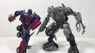 Transformers optimus prime vs megatron test