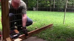 Building A Temporary Puppy Fence