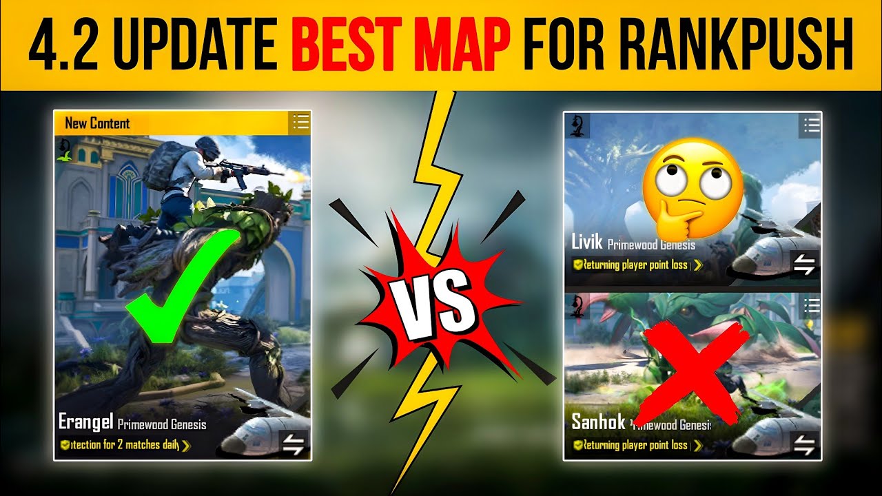 4.2 Update BEST MAP For Rankpush | Solo Conqueror Push