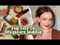 Full face of new drugstore makeup  julia adams