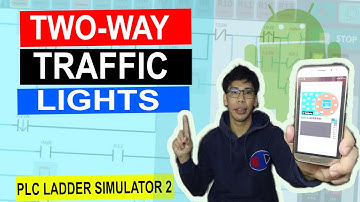 #Arduino #PLC #Ladder #Simulator 2 | 2 WAY TRAFFIC LIGHTS