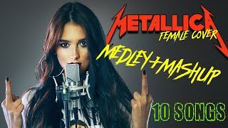 Metallica Medley+Mashup by Sershen\u0026Zaritskaya (Enter Sandman, Sad But True, Fuel etc.)