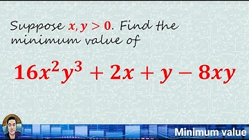 Can you find the minimum value without Calculus?
