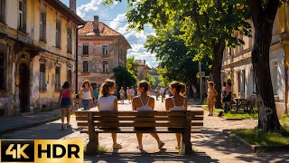 картинка: 🇷🇺 4K HDR Неизвестный САНКТ-ПЕТЕРБУРГ. Прогулка по Синопской набережной ярким осенним днём.