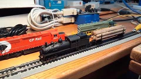 N-scale Atlas Shay with ESU Loksound decoder installed