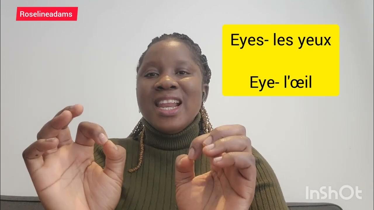 LE VISAGE Saying the parts of your face in french. visage 