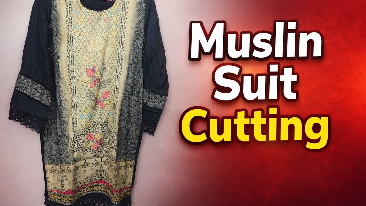 From fabric to flawless Muslin Suit Cutting – Step by Step - YouTube