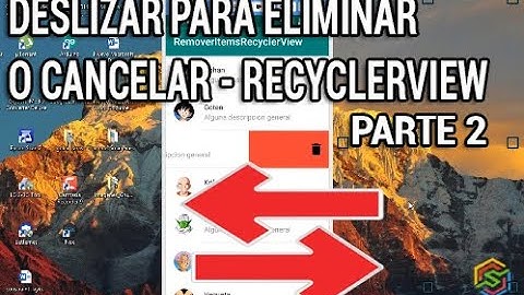 Deslizar para Eliminar y Cancelar en Recyclerview (RecyclerView Swipe to Delete and Undo) - Parte 2