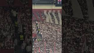 Beginn der Freiburger Choreographie in der Europa League gegen Celta Vigo #fans #football #fußball