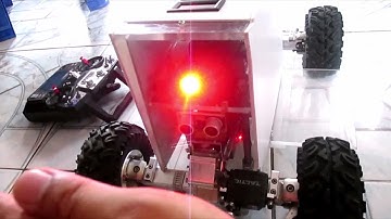 Remote Controlled Lawn Mower With Automatic Stop