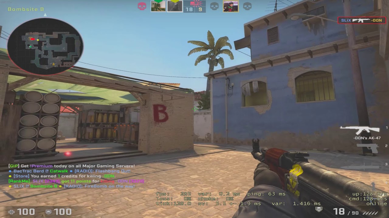 CS:GO | Retake Blind 1 Tap Server Deletion - YouTube