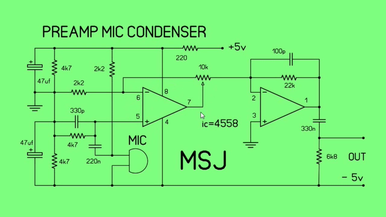 Membuat Preamp Mic Condenser Youtube