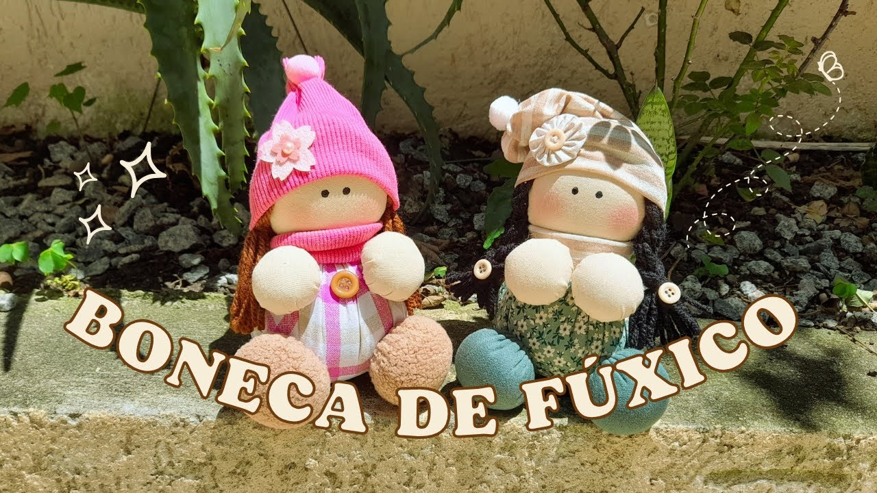 Boneca de fuxico perfumada para presentear e vender muito!