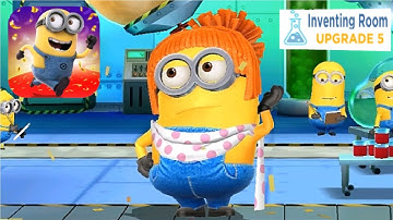 Minion Rush Lucy Costume epic minion Inventing room fullscreen android gameplay walkthrough