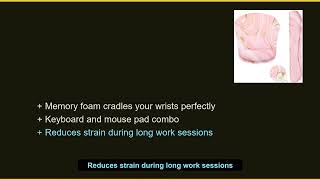 Keyboard Wrist Rest Cheap Memory Foam Support Set screenshot 5