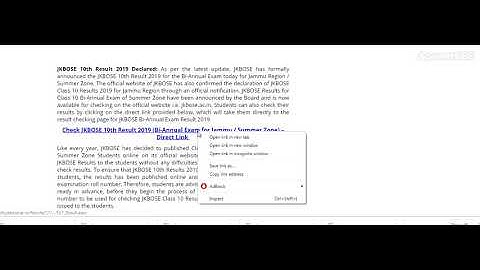 JKBOSE 10th Result 2019 Declared for Bi-Annual Exam ...