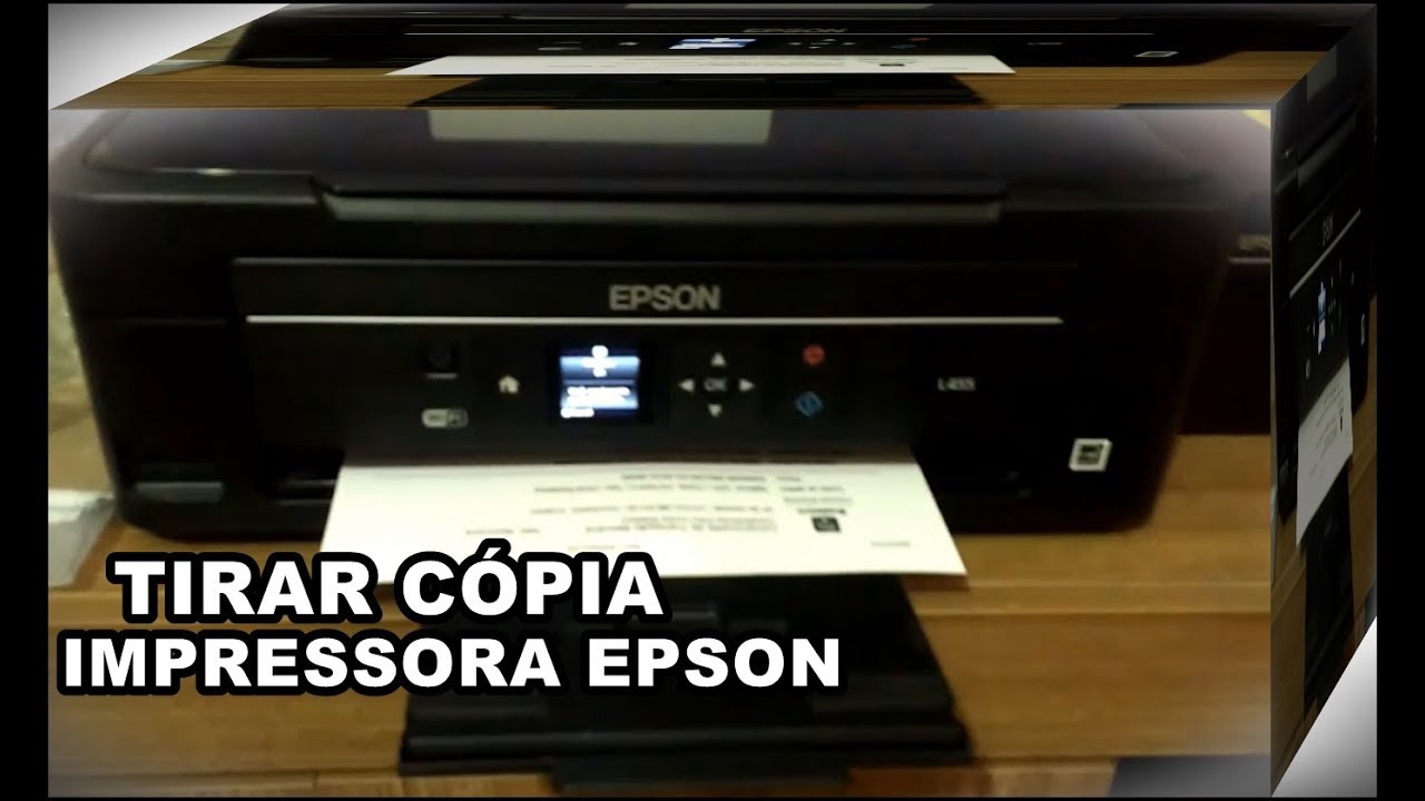 Veja Como Tirar Cópias Na Impressora Epson Tirando Xerox Na