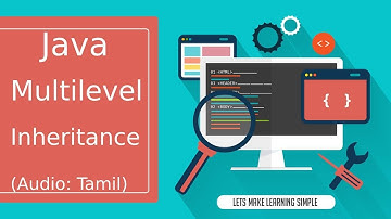 Java Multilevel Inheritance in Tamil | ஜாவா (Java in Tamil)